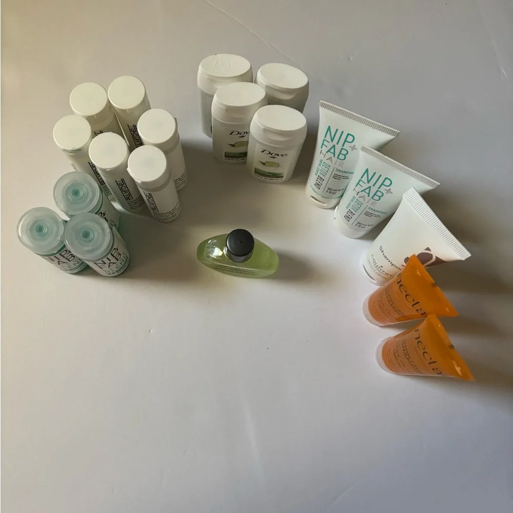 Bundle of Travel Sized PRODUCTS |NIP + FAB DOVE Paul Mitchell Nectar Spa Therapy
